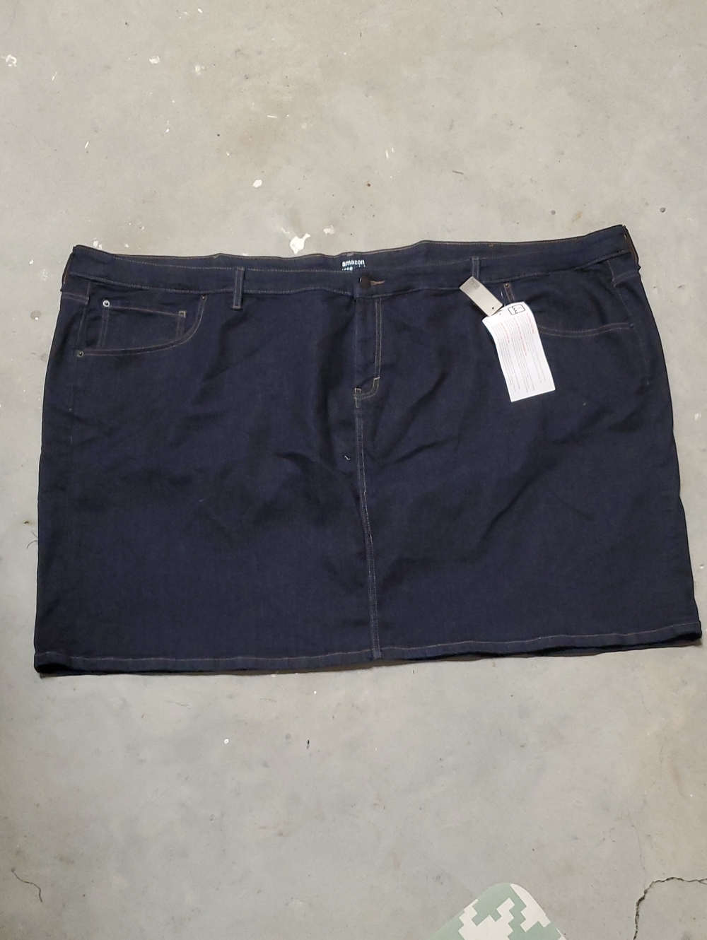Nwt Denim Pencil Skirt in Dark Indigo - Women #455